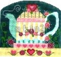 SHTRV102-VICTORIAN TEAPOT by Shelley Tribbey