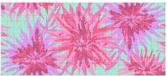 VLP808 TROPICAL PINK LUMBAR PILLOW by Voila Needlepoint