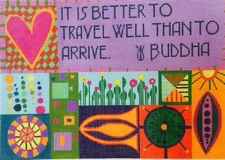 IT'S BETTER TO TRAVEL WELL by Zecca STITCH GUIDE ZE185Asg
