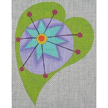 ZE259G Star Flower Heart by Karen Hennessey for Zecca